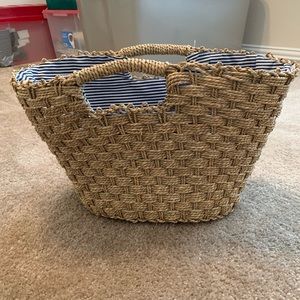 Woven Ratan Beach Bag